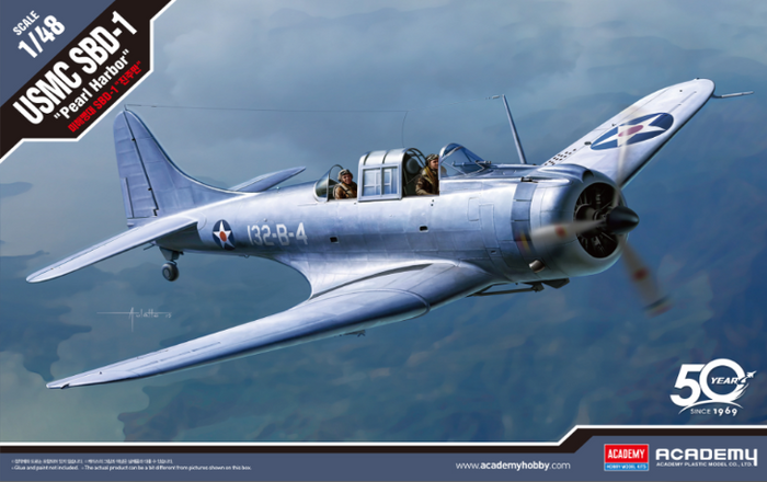 Academy - 1/48 USMC SBD-1 Dauntless "Pearl Harbor"