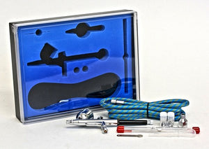 AirCraft - Air Brush Kit A130K D/Action 0.2-0.3-0.5mm w/Air Hose contents
