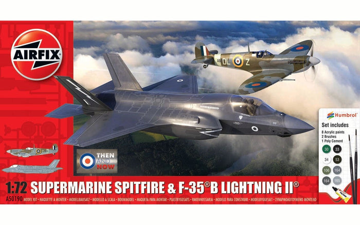 Airfix - 1/72 617 Sqn. Dambuster 80th Anniversary (F-35B Lightning II & Avro Lancaster B.III) (incl. Paints)