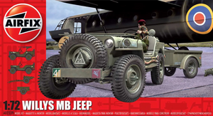 Airfix - 1/72 Jeep- Trailer & 6pdr Gun
