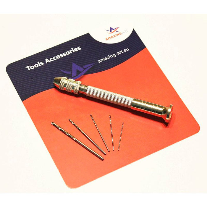 Amazing Art - Pin Vise + 5 Drills From 0.5mm to 2.0mm (18635)