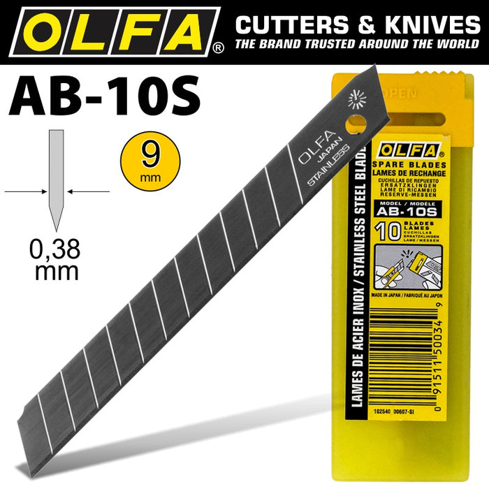 Olfa - Blades S/Steel 10/Pack