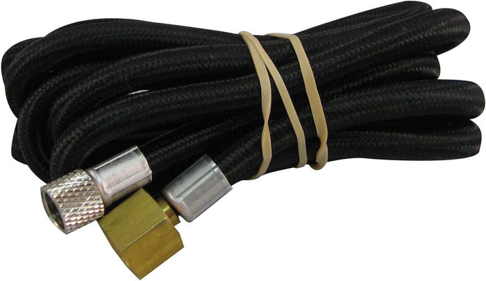 Badger - 6 ft. Braided hose 1/4" female to 1/8 Airbrush Thread Connection (50-5010)