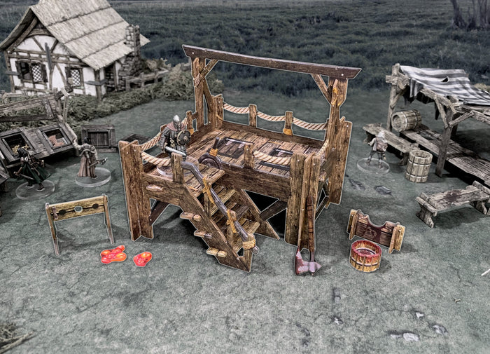 Battle Systems Fantasy Terrain - Gallows and Stocks