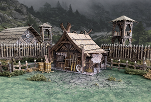 Battle Systems Fantasy Terrain - Northern Homestead example