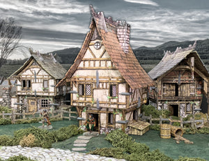 Battle Systems Fantasy Terrain - Town House example