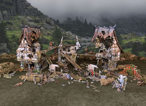Battle Systems Fantasy Terrain - Village Ruins example