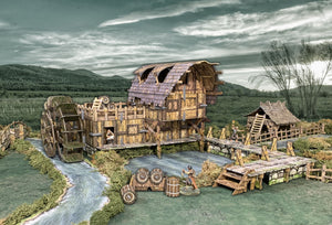 Battle Systems Fantasy Terrain - Water Mill example