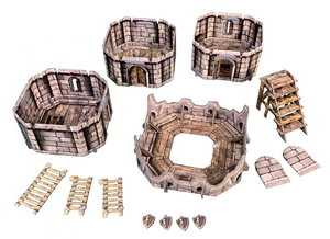 Battle Systems Fantasy Terrain - Citadel Tower contents