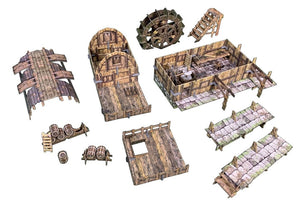 Battle Systems Fantasy Terrain - Water Mill contents