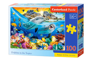 Castorland - Dolphins in the Tropics (100 pieces)