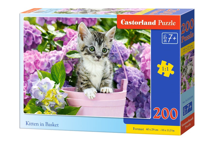 Castorland - Kitten in Basket (200 pieces)