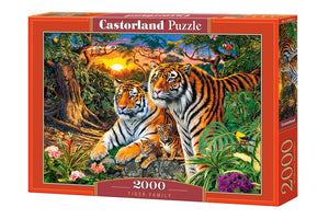 Castorland - Tiger Family (2000 pieces)