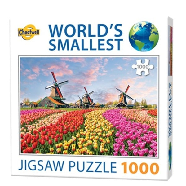 Cheatwell - World's Smallest 1000 Piece Puzzle - Dutch Windmill (1000pcs)