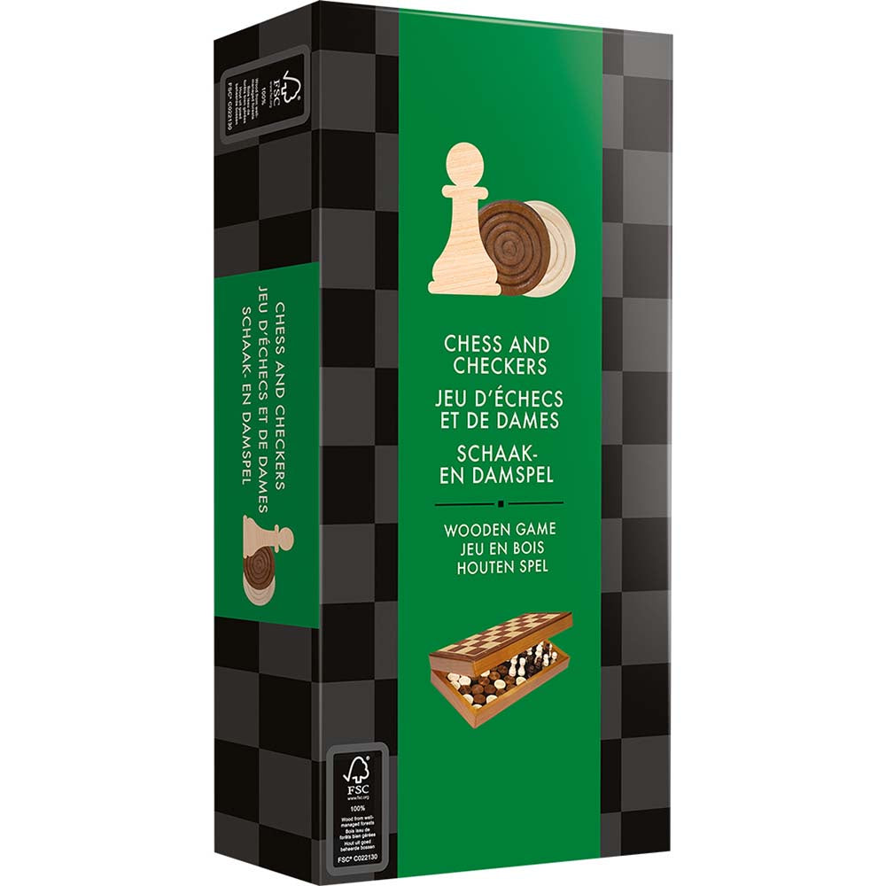Chess & Checkers - Folding Version – Jix Hobbies