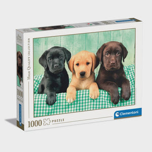 Clementoni - Three Labrador (1000pcs)