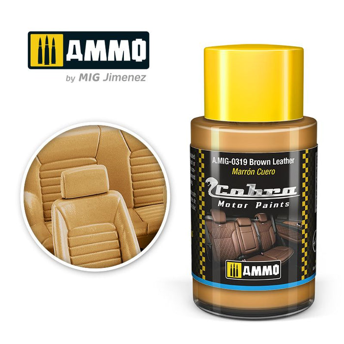AMMO - 0319 Cobra Motor Brown Leather
