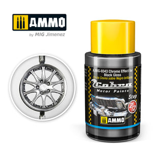 AMMO - 0343 Cobra Motor Chrome Effect for Black Gloss