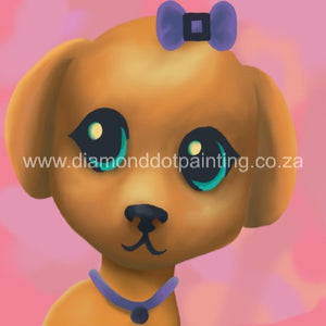 Diamond-Dot - DDP0959 - Puppy (14x14) Full (Framed)