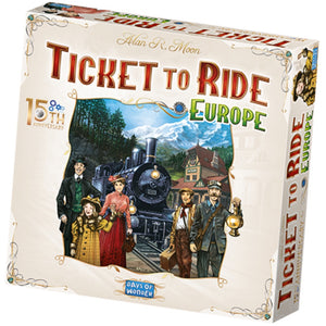 Ticket To Ride Europe 15th Aniversary Edition