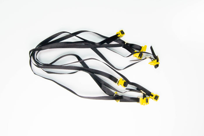 Details - Luggage Rack Straps Yellow Buckle