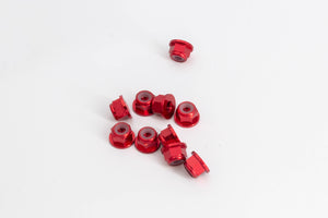 Details - Flange Nylon Lock Nut M3 (10pcs) Red