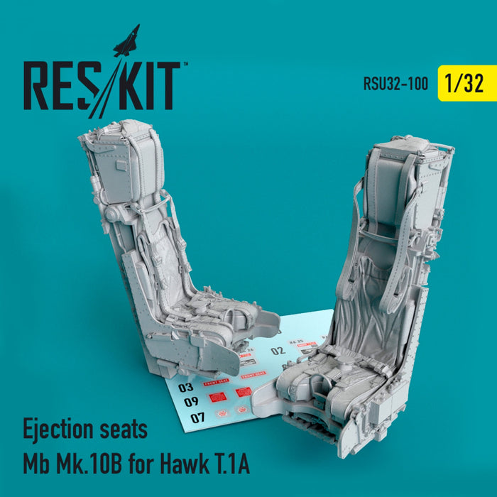 Reskit - 1/32 Ejection Seats Mb Mk.10B for Hawk T.1A (3D Printing) (RSU32-0100)