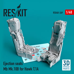 Reskit - 1/48 Ejection Seats Mb Mk.10B for Hawk T.1A (3D Printing) (RSU48-0269)