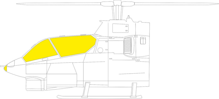 Eduard - 1/32 AH-1G Tface Masking Sheet (for ICM) JX280