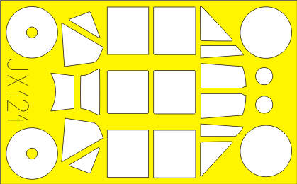 Eduard - 1/32 Bf 109E-4 Masking Sheet (for Dragon) JX124