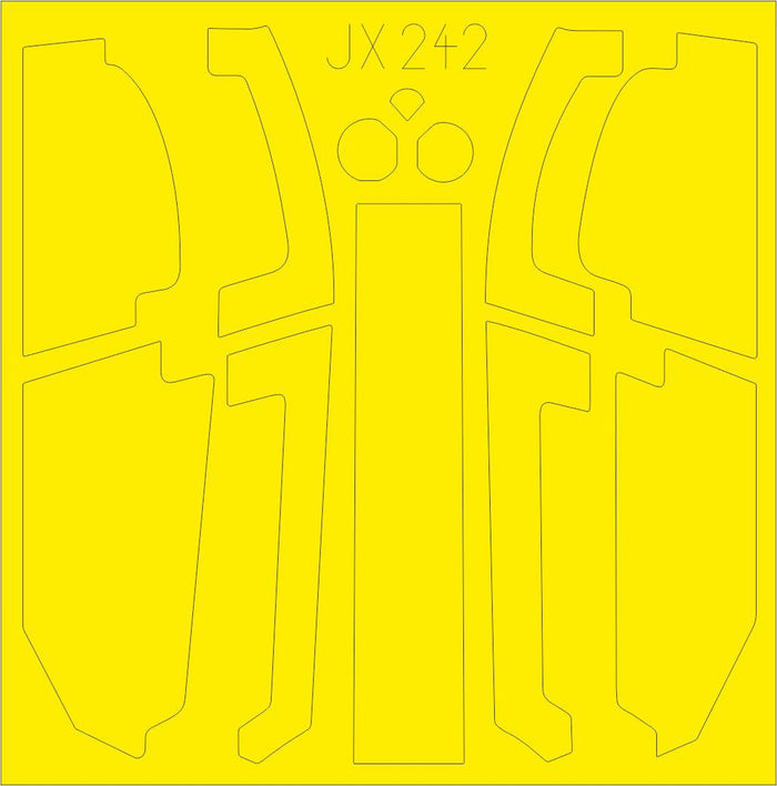 Eduard - 1/35 AH-1Z Masking sheet (for Academy) JX242