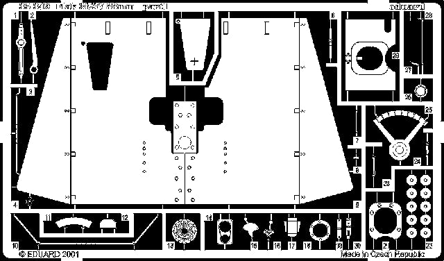 Eduard - 1/35 Flak 36/37 (Photo-Etch) (for Tamiya) 35349