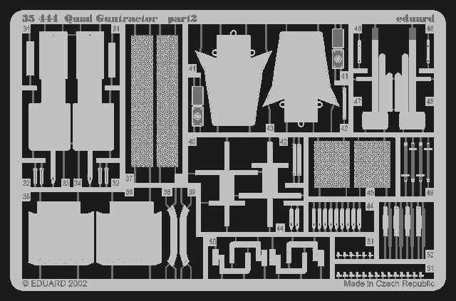 Eduard - 1/35 Quad Guntractor (Photo-Etch) (for Tamiya) 35444