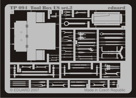 Eduard - 1/35 Tool Box US set.2 (Photo-etched) TP094