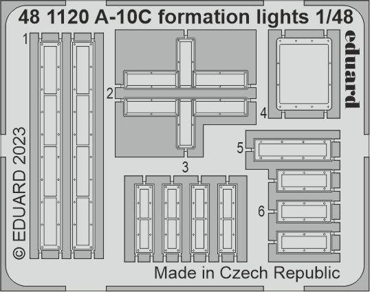 Eduard - 1/48 A-10C Formation Lights (Photo-etch) (for Academy) 481120