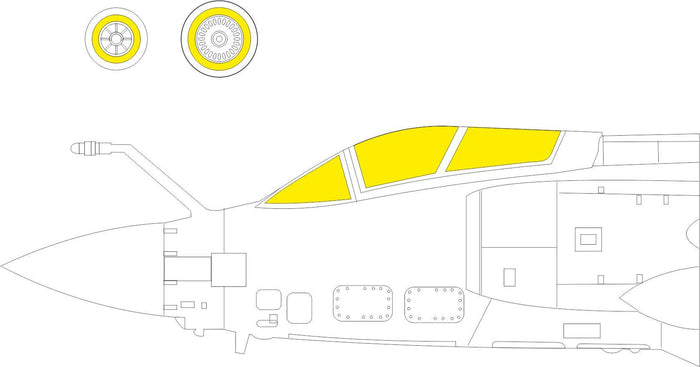 Eduard - 1/48 Buccaneer S.2C/D Masking sheet (for Airfix) EX906