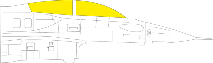 Eduard - 1/48 F-16I SUFA Masking sheet (for Kinetic) EX761