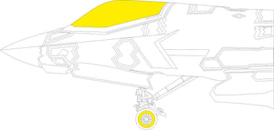 Eduard - 1/48 F-35A TFace Masking sheet (for Tamiya) EX922