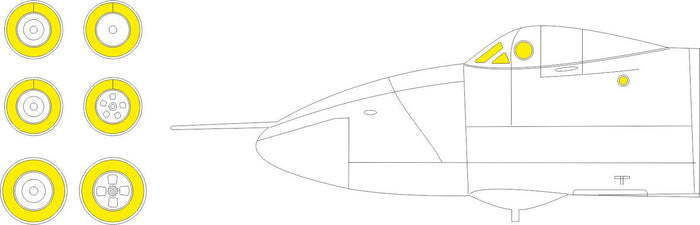 Eduard - 1/72 Vulcan B.2 Masking sheet (for Airfix) CX604