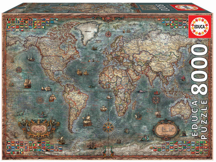 Educa - Historical World Map (8000pc)