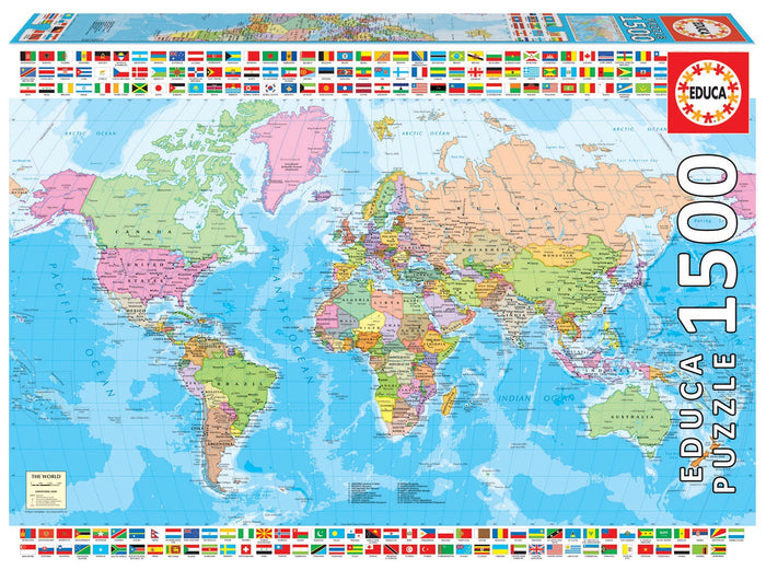Educa - Political Worldmap (1500pc)