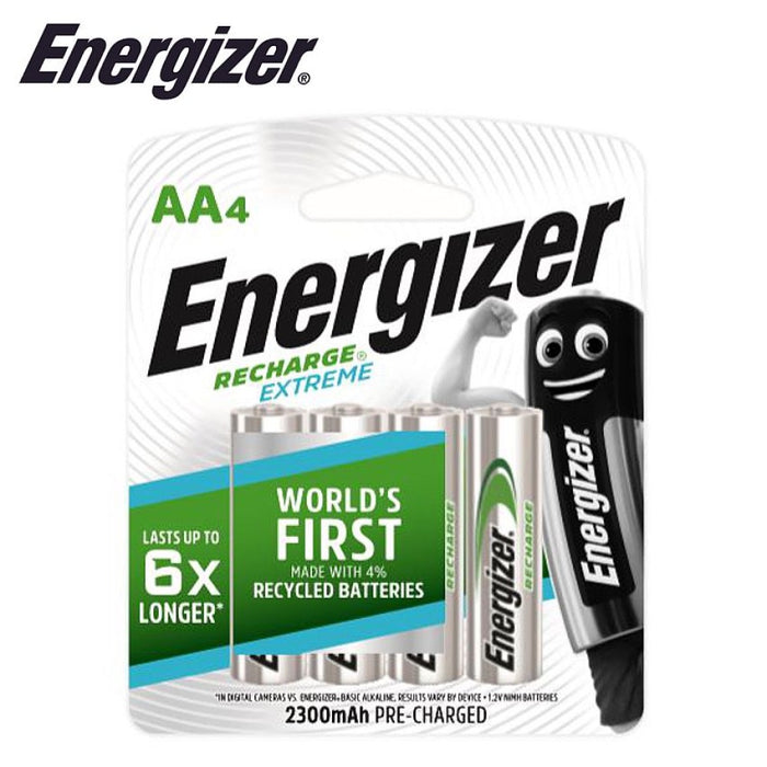 Energizer - 2300mAh AA - 4 Pack Rechargeable