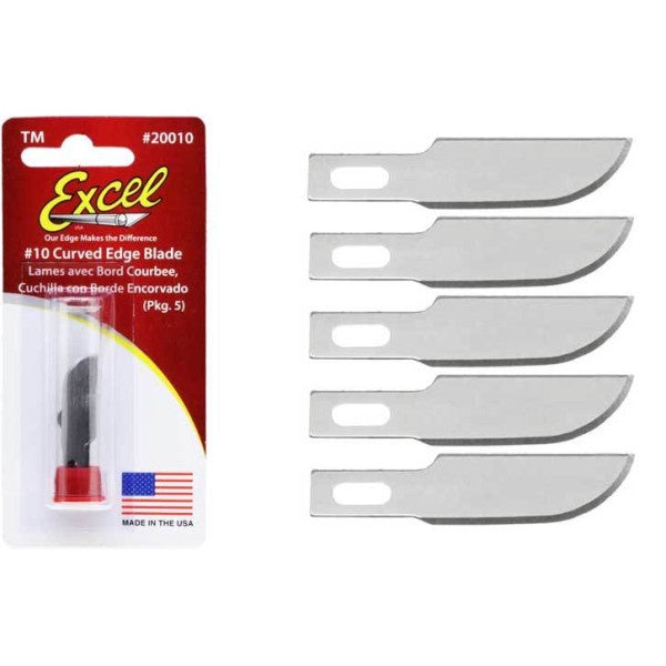 Excel - Blade #10 Curved Edge (5pcs)