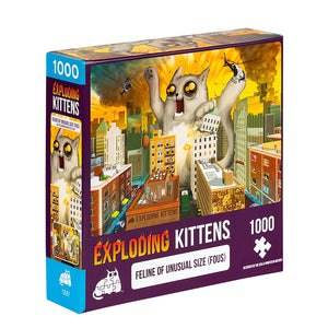 Exploding Kittens Puzzle - Feline of Unusual Size (1000pcs)