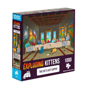 Exploding Kittens Puzzle Cats in Quarantine 1000pcs