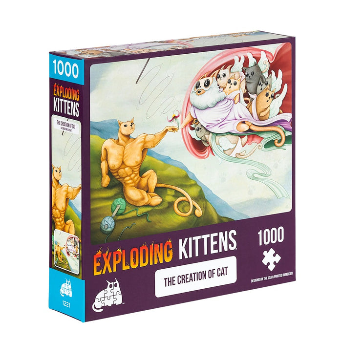 Exploding Kittens Puzzle - The Creation of Cat (1000pcs)