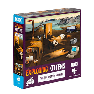 Exploding Kittens Puzzle - The Slothness of Memory (1000pcs)