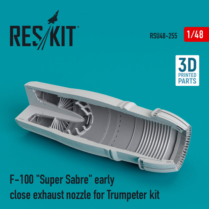 Reskit - 1/48 F-100 "Super Sabre" Early Close Exhaust Nozzle for Trumpeter kit (RSU48-0255)