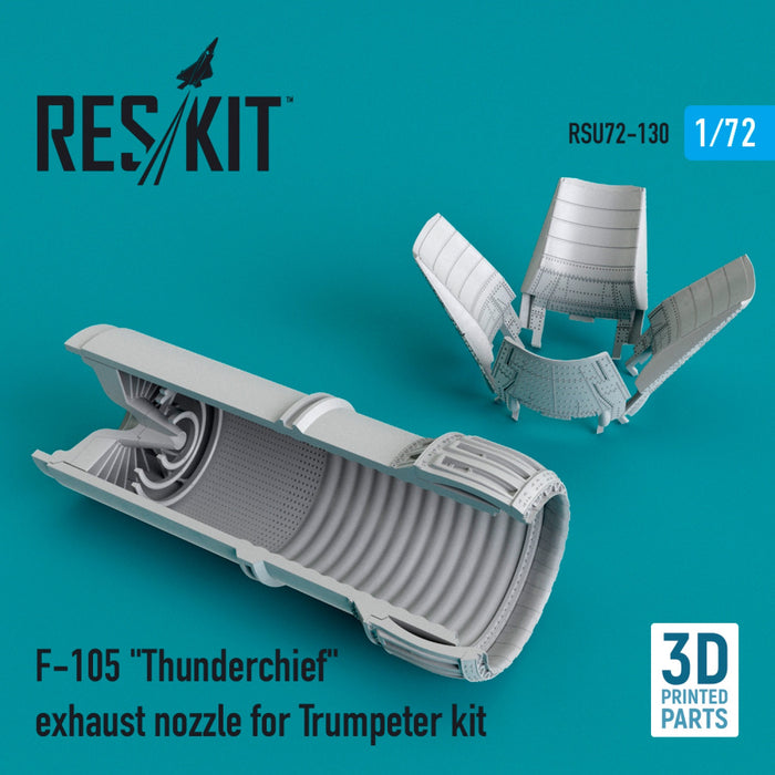 Reskit - 1/72 F-105 "Thunderchief" Exhaust Nozzle for Trumpeter Kit (RSU72-0130)