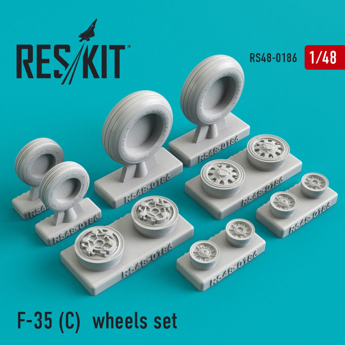 Reskit - 1/48 F-35 (C) Wheels Set (RS48-0186)